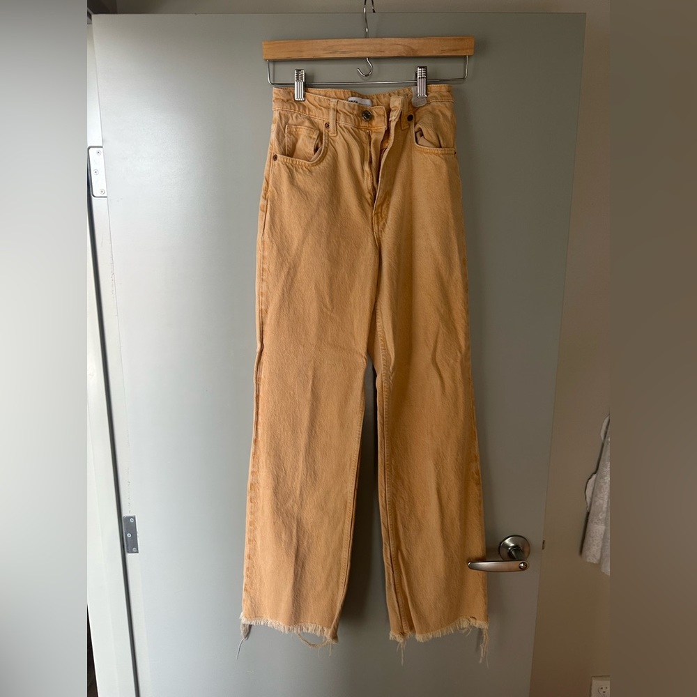 Orange Zara jeans size women’s 4